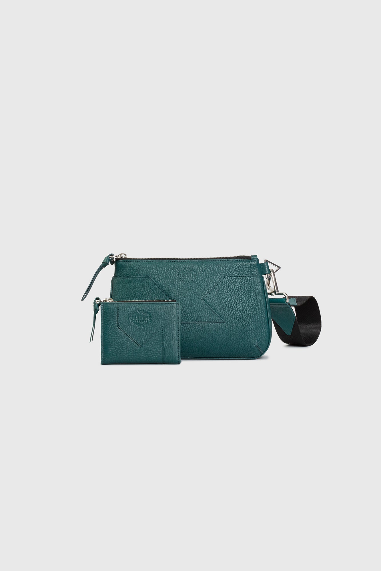 JL wallet leather - Teal green