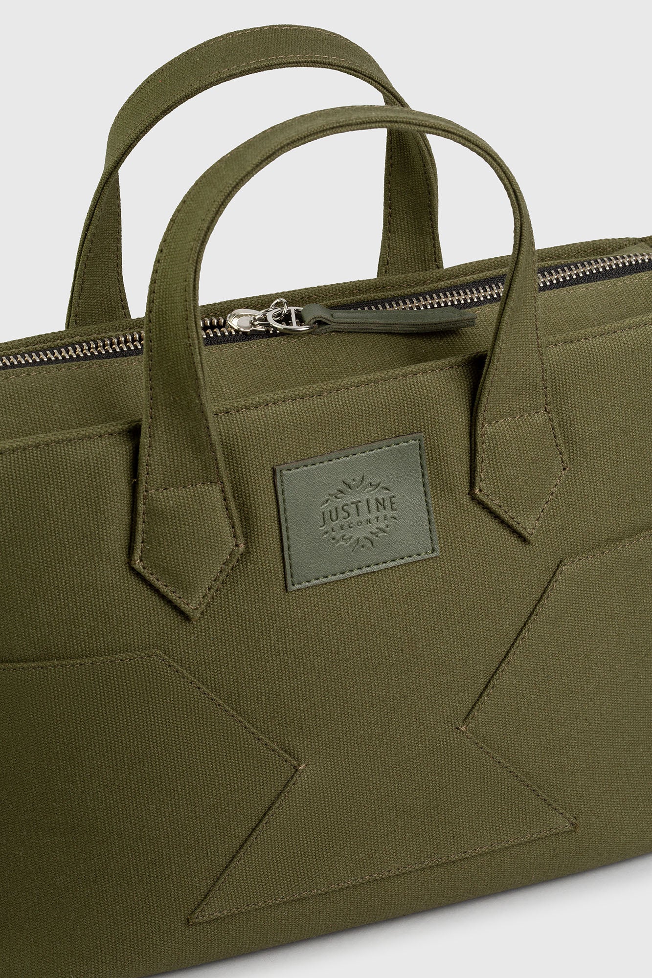 JL crossbody bag canvas - Olive green