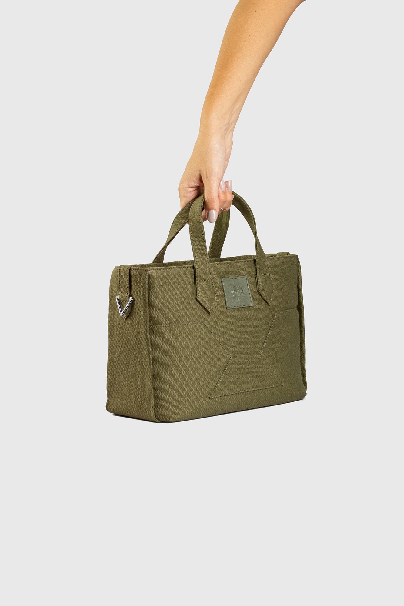 JL crossbody bag canvas - Olive green