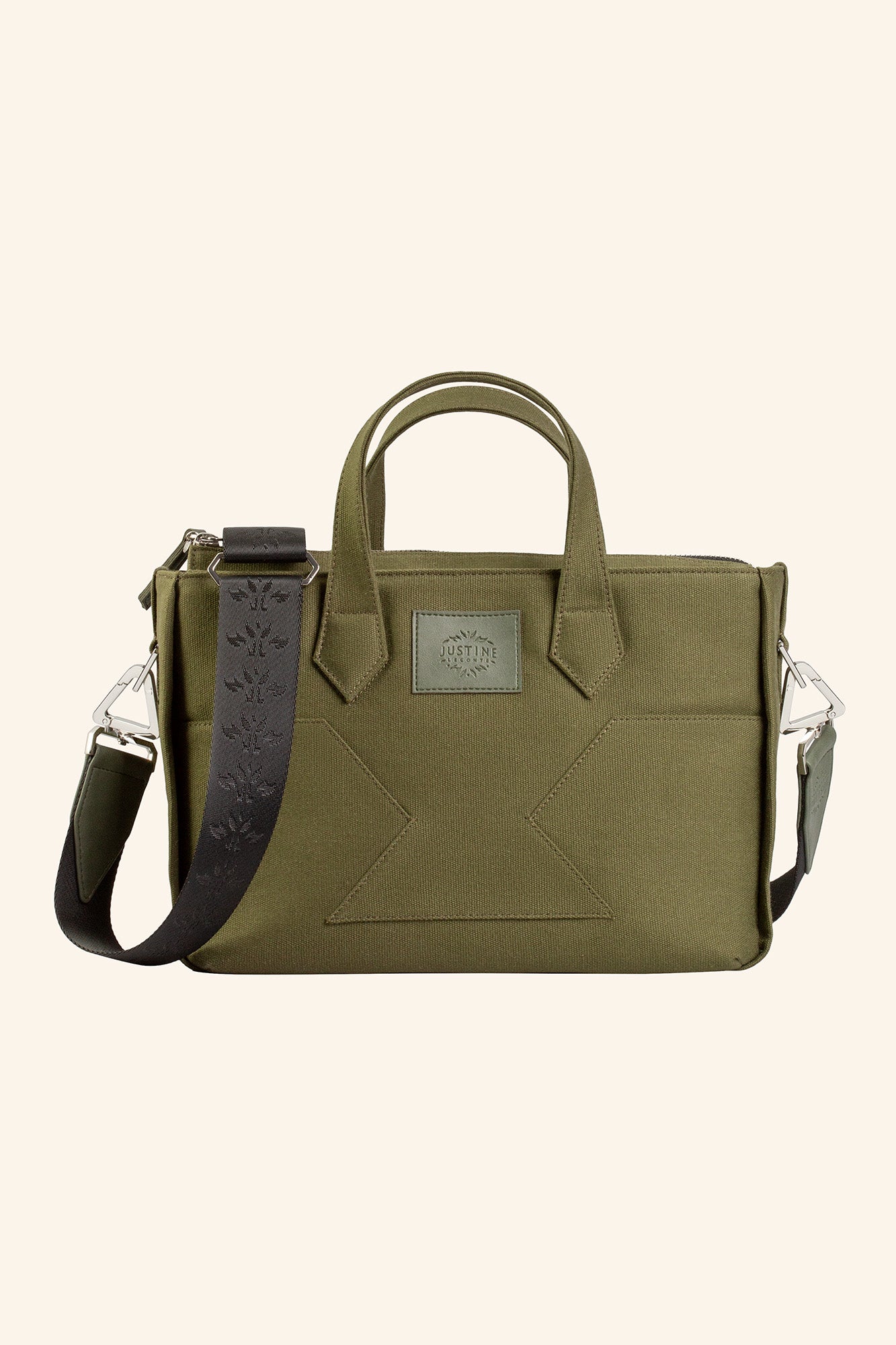 JL crossbody bag canvas - Olive green