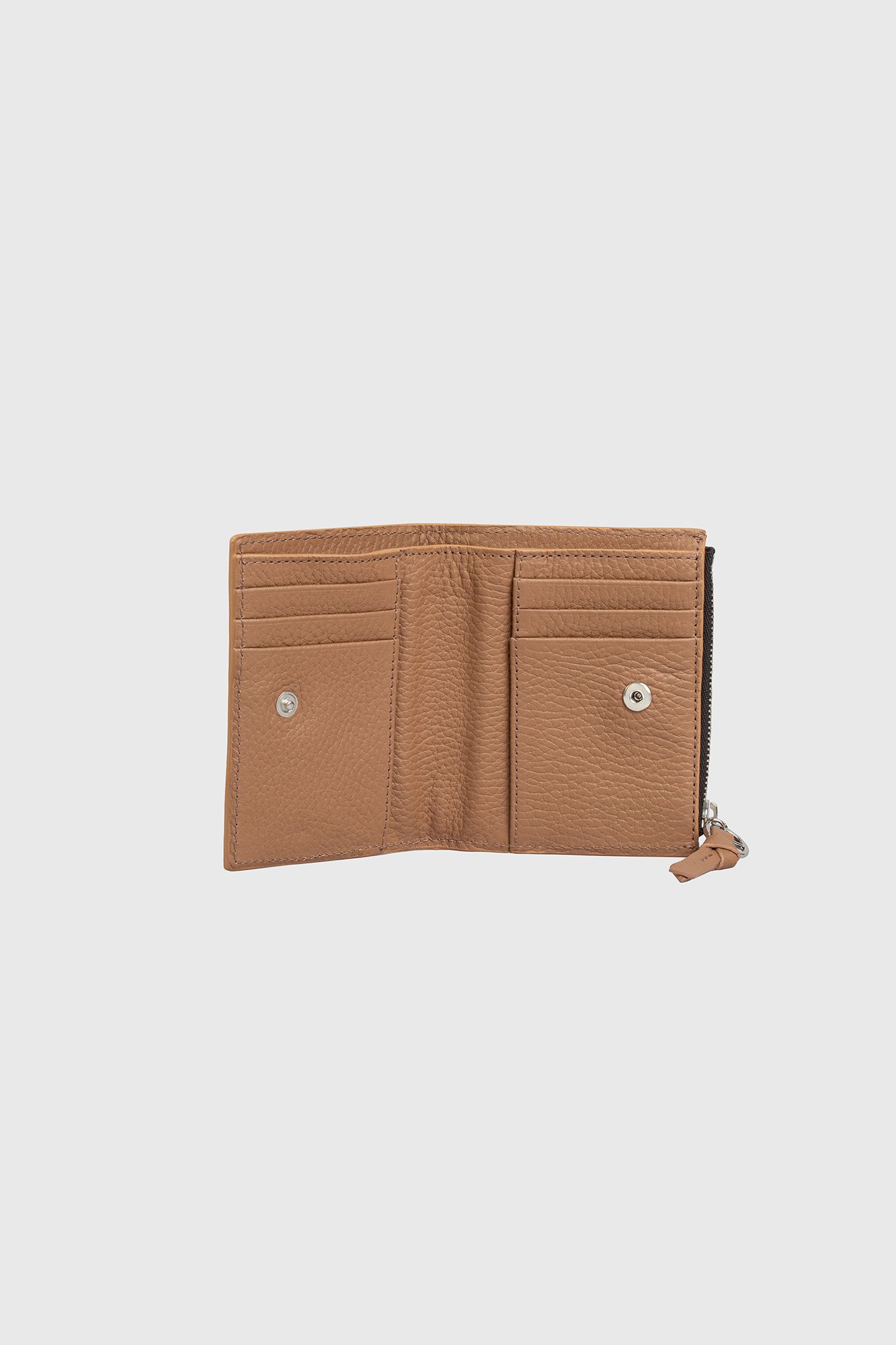 JL wallet leather - Warm sand