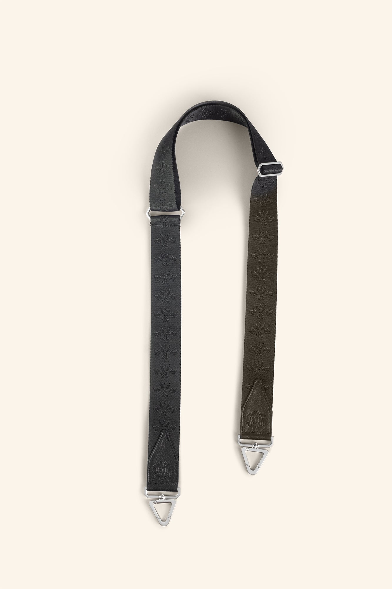 JL shoulder strap leather - Caviar black