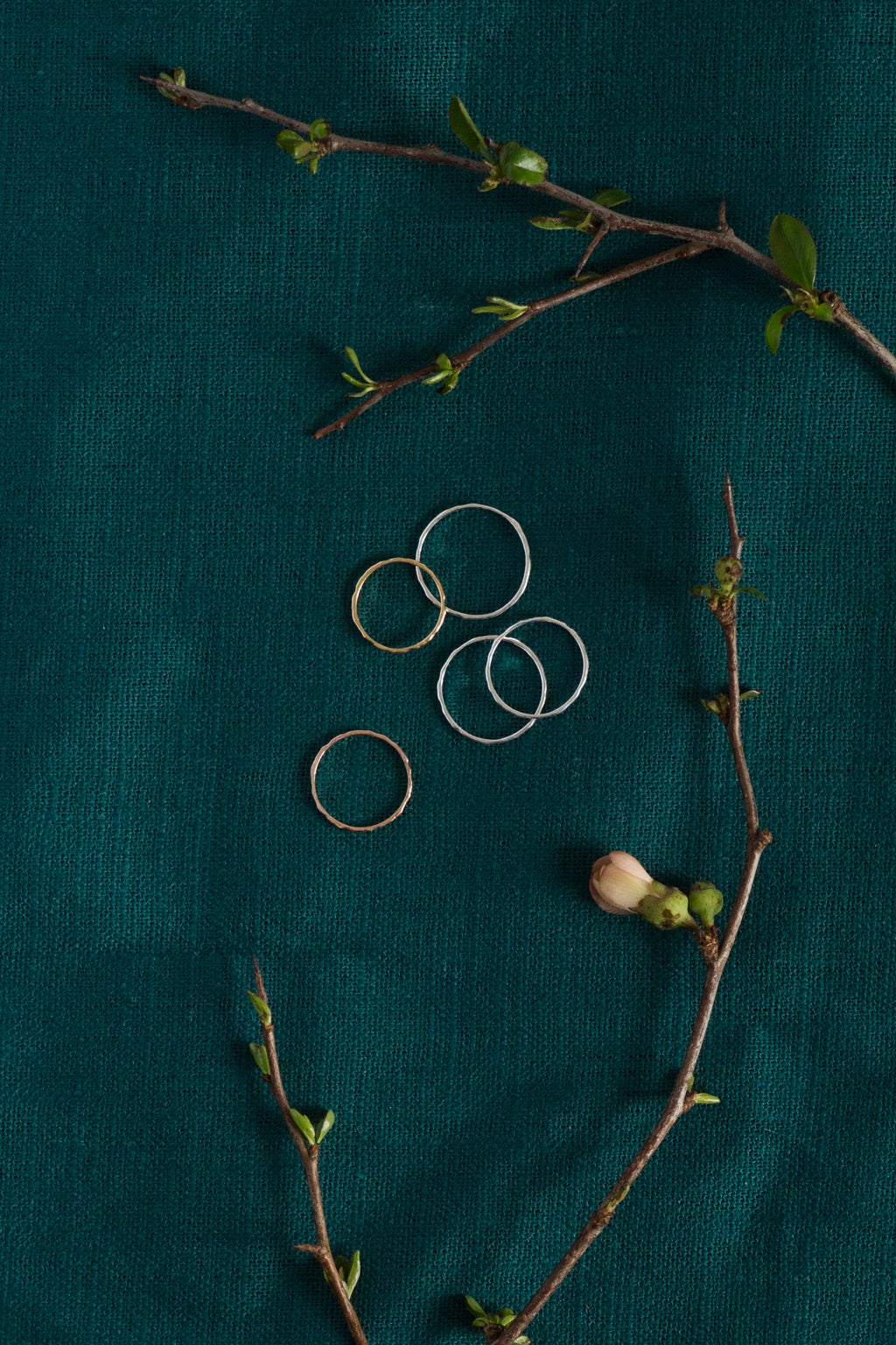 Set of 3 dainty knuckle rings