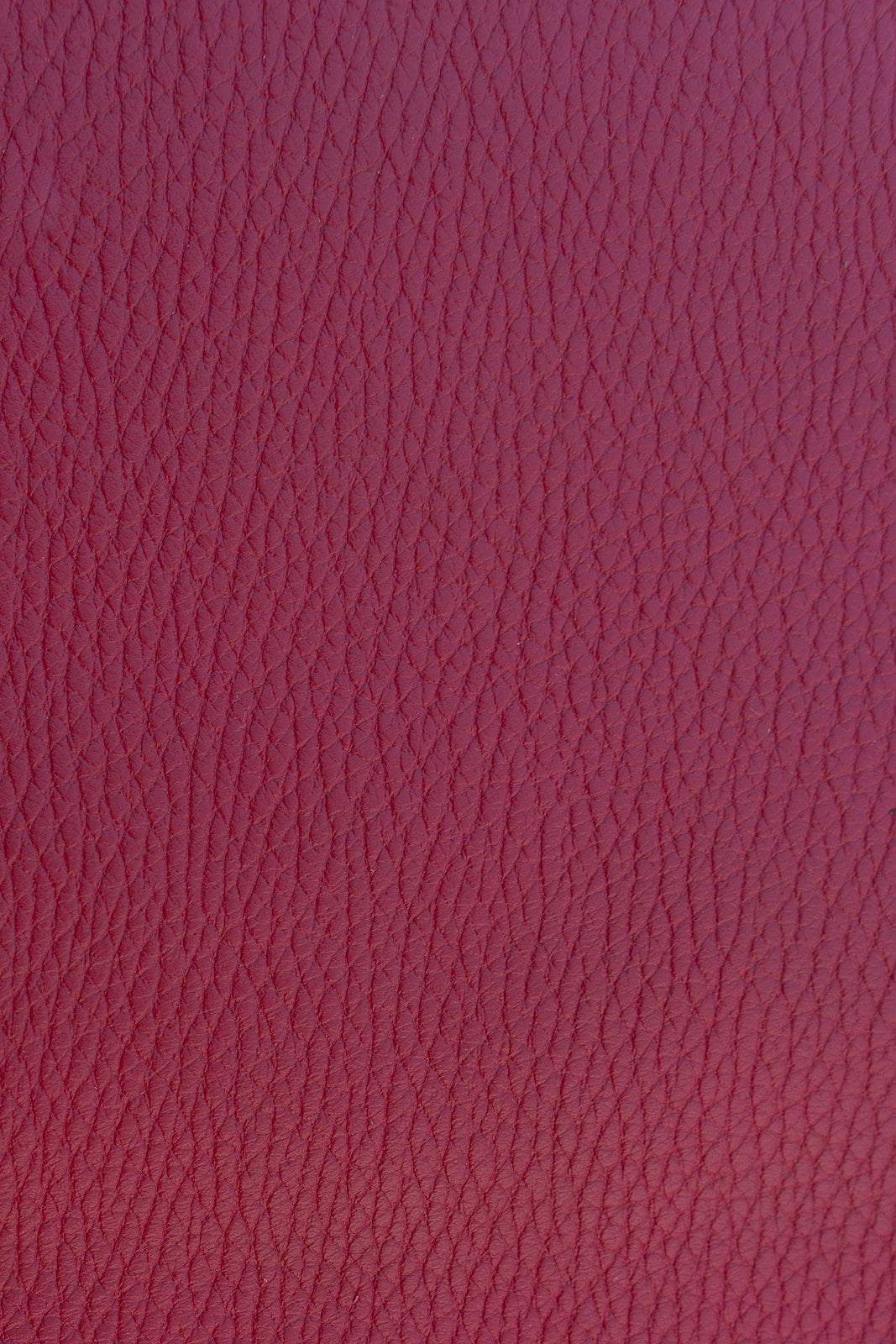 JL pouch leather - Berry red