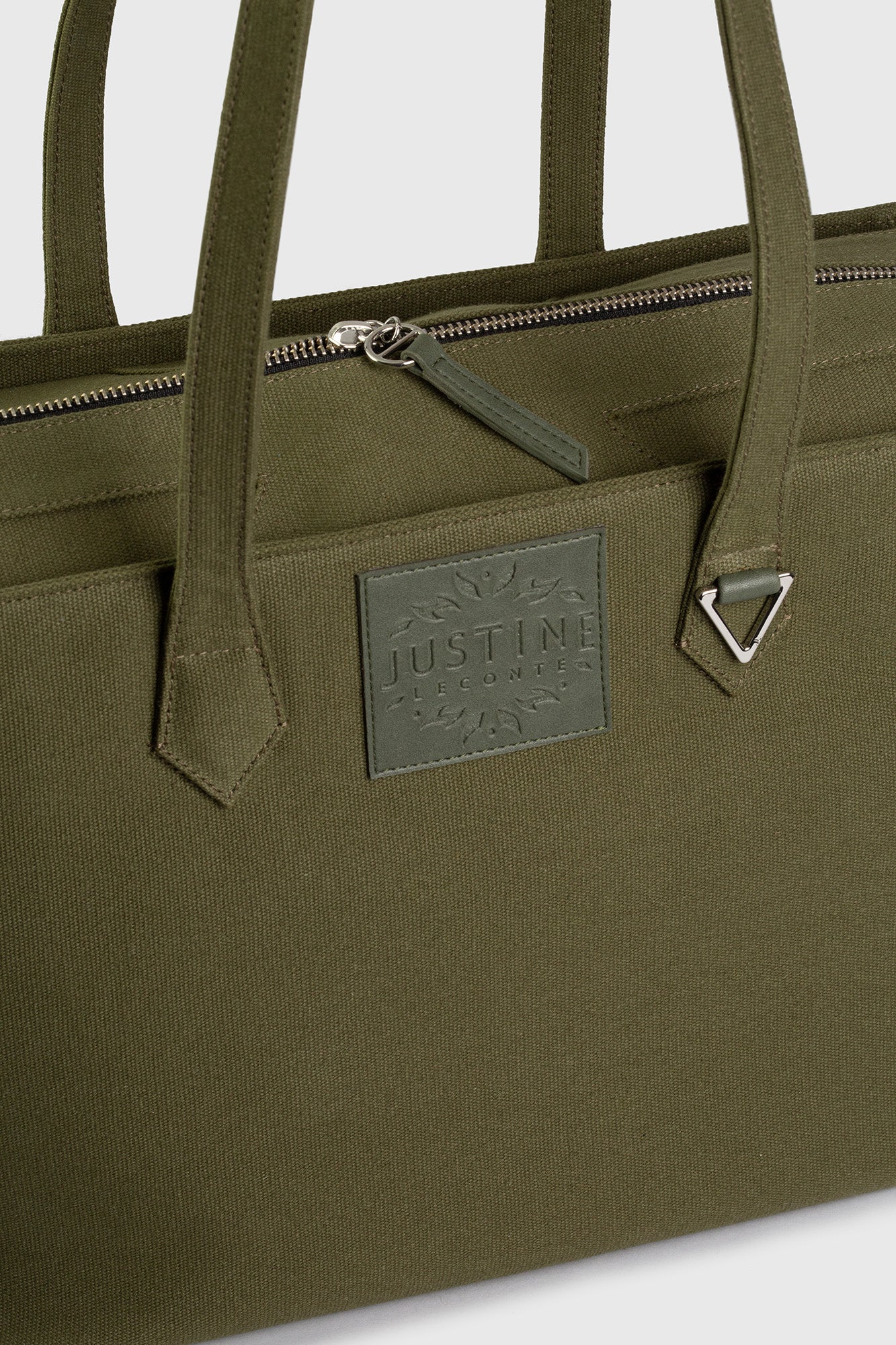 JL tote bag canvas - Olive green