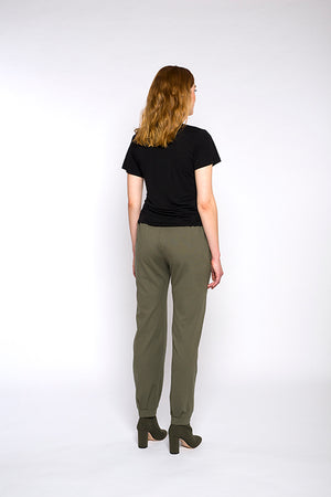 MARION leisure pants, green