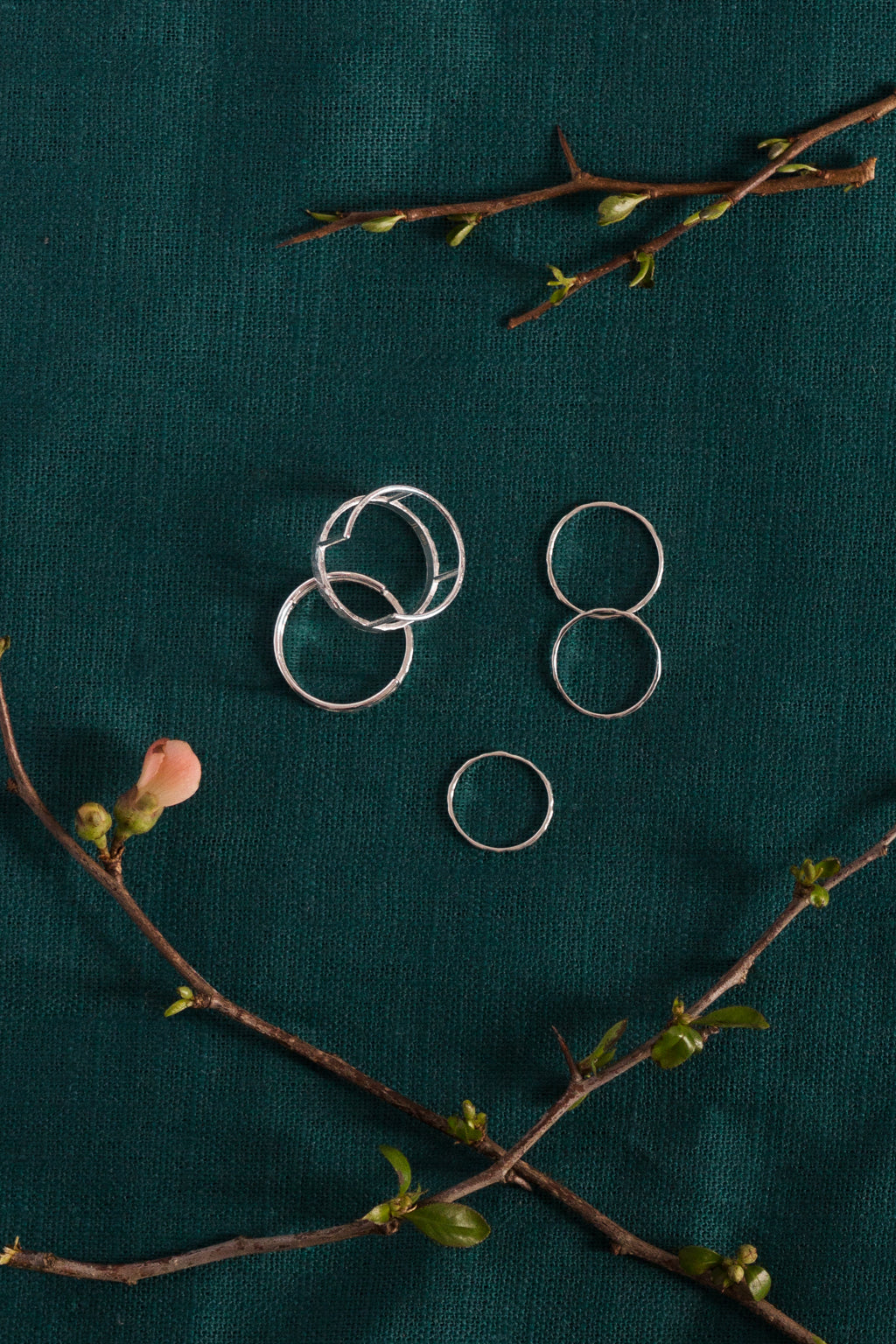 Set of 3 dainty knuckle rings